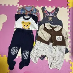 MIKIHOUSE ベイビーギャップ べべ 等 ベビー服 5点セット 80cm