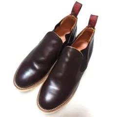 RED WING 8149 8 1/2 E ブラウン サイドゴア ローカット - メルカリ