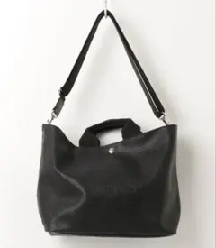 【美品】TOPKAPIスコッチグレイン　プレーントート A4 ショルダー付属　黒