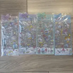 サンリオ　ぷっくりシール　4枚セット