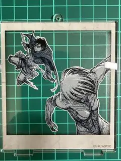 進撃の巨人展 FINAL　スナップショットスタンド リヴァイ・女型の巨人