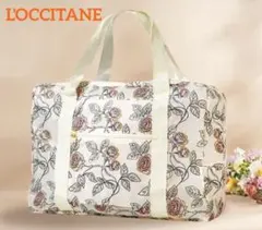 新品 ロクシタン スプリングトラベルバッグ キャリーオン可能 マザーズバッグ花柄