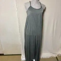 MEJANE キャミワンピース ロング丈 カーキ　未使用のサムネイル