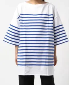 新品未着用 ORCIVAL ラッセルフレンチボーダーカットソー ビッグシルエット