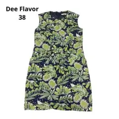 Dee Flavor ディーフレーバー　ノースリーブ　ワンピース　フラワー　38