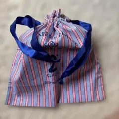 DEUXIEME CLASSE 巾着袋 ストライプ