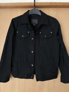 ブラックデニムジャケット Sサイズ