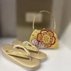 沙織 草履バッグ セット / 草履 Ｌ 着物 和装 成人式 卒業式