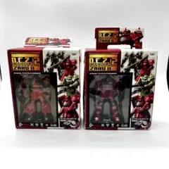 【未開封2体セット】重厚ダイキャスト製 シャア専用ザク D.C.Z. PART2