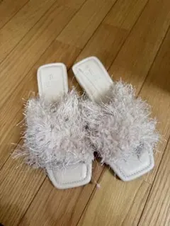 ROPE’PICNICサンダル フリンジ スクエアトゥのサムネイル
