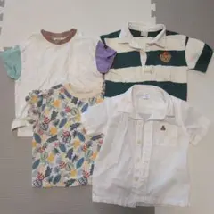 半袖4枚セット サイズ90 BREEZE/petit main/ユニクロ/GAP