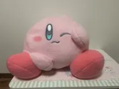 星のカービィ　羊毛フェルト風超BIGぬいぐるみ（うとうと）　カービィ