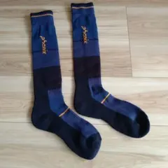 フェニックススキーソックス ネイビー/オレンジ　F 25〜28