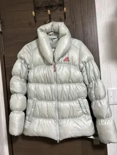 も*こ様 ⚫️美品⚫️ adidas グレー　ダウンジャケット　L　clima