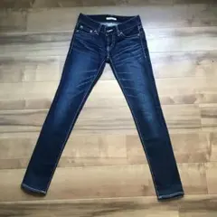 moussyパウダースキニーデニム26インチ濃紺