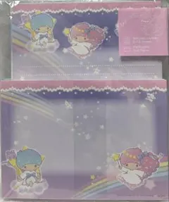 2017年製 当時物　リトルツインスターズ キャラパレレターセット