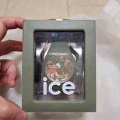 ICE WATCH クォーツ腕時計 花柄文字盤 カーキのサムネイル