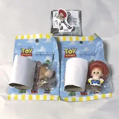 トイストーリー ソフビパペットマスコット ジェシー＆ブルズアイ