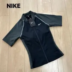 新品　タグ付　ナイキ　水着　S スイムウェア　ジップアップ　フィットネス　ジム