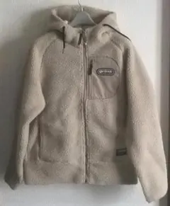 アウトドア プロダクツ　フード ジップ ジャケット　M　ベージュ　ボア　パーカー