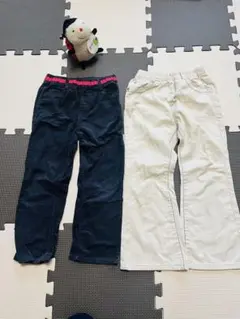 ロングパンツ2枚セット！コーデュロイ　110 長ズボン　まとめ売り