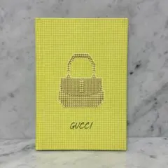 新品 未使用 GUCCI グッチ ノート メモ帳 バッグ イエロー