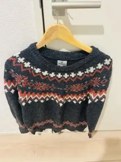 UNDERWRAPS フェアアイル柄ニット Lサイズ