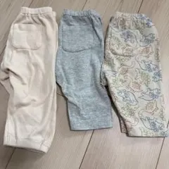 ユニクロ　ベビー　レギンス　まとめ売り　80 3つセット