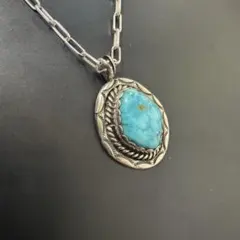 【ビスビーターコイズ】sterling silver925 ペンダントトップ