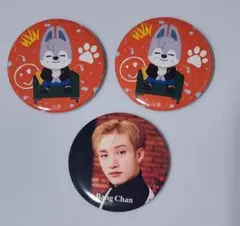 スキズ バンチャン 缶バッジ 3個セット