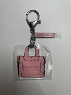 JILLbyJILL STUART フリルトート メタルキーホルダー ピンク