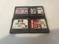 ゲームギアソフト　ジャンク4本セット