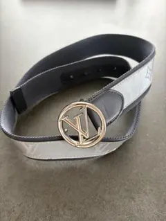 Louis Vuitton グレー モノグラム ベルト