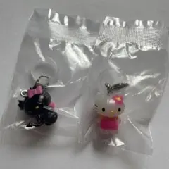 ハローキティめじるしアクセサリー小悪魔とフラワー