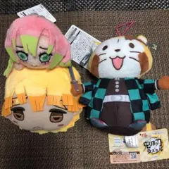 激安！！鬼滅の刃　善逸パスケース&ラスカルコラボ&蜜璃キーチェーンマスコット！