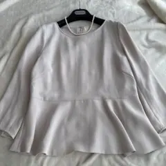 チャロ様　未使用 IENA イエナ ツイルペプラムブラウス