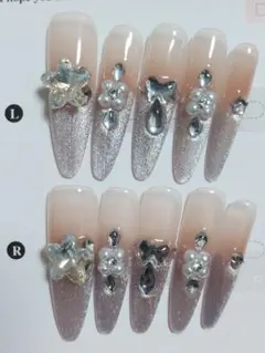 B8グラデーションネイルチップセットSサイズ10個セット