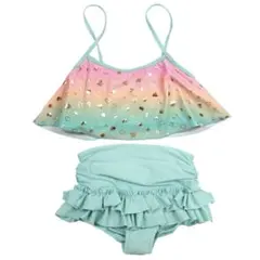 水着 女の子 セパレート ビキニ 上下セット 150