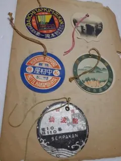 昭和時代の商品パッケージラベル、シールコレクション