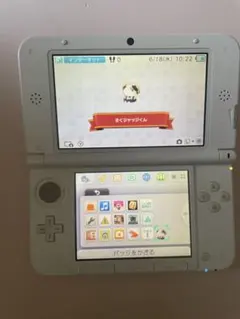 ニンテンドー3DS LL ホワイト 本体、タッチペン、充電器、カセット付き 廃盤