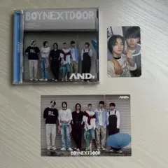 BOYNEXTDOOR AND 通常盤+ユニットトレカ+ポストカード②