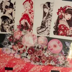 ◯海外マステ切り売り10枚+TIELE様ステッカー4枚　和柄