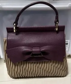 JILL by JILL STUART ジルスチュアート エンボスリボンバッグ