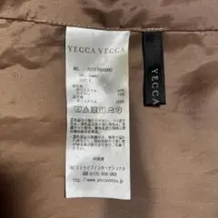 YECCA VECCA ブラウン ノースリーブワンピース Fサイズ