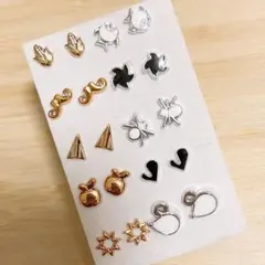 【R78】樹脂ピアス10ペア☆色々バラエティセット