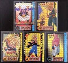 ドラゴンボール　カードダス　孫悟空　ゴテンクス　魔人ブウ　トランクス&孫悟天