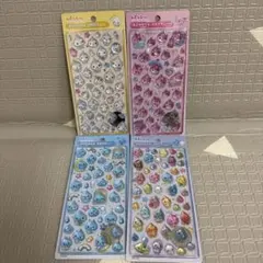しずくちゃん大　ボンボンドロップシール 4枚セット