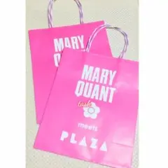 匿名配送　マリークワント　限定ショッパー　ノベルティ　PLAZA　2枚