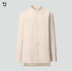 【＋Ｊ】30 NATURAL・スーピマコットンスタンドカラーシャツ（長袖）のサムネイル