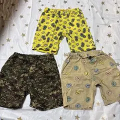 男の子　ハーフパンツ 3点セット★110㎝②